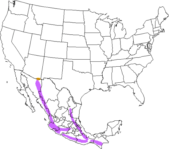 bird range map