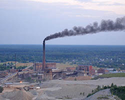 Usine de pétrole en Éstonie