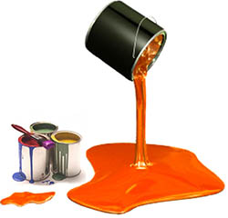 Peinture qui coule