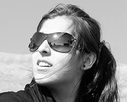 chica con gafas