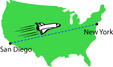 Anija kozmiqe mund të udhetojë nga San Diego në New York në më pak se 10 minuta.
