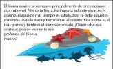 Ilustración del bioma marino
